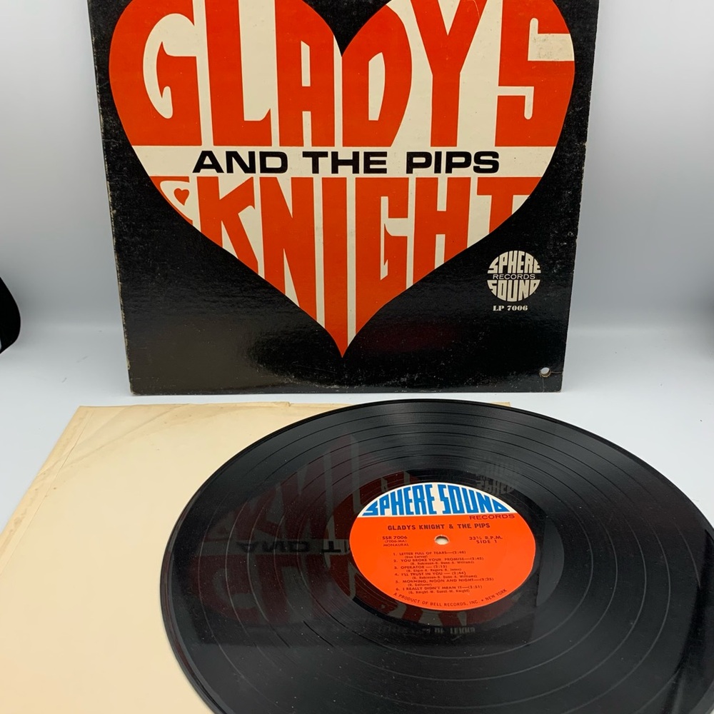Gladys Knight & The Pips Vinyl LP Album S/T Letter Full Of Tears Sphere SSR 7006